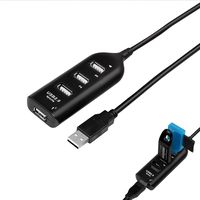 Dikley Multiport HUB Splitter 4 Port USB 2.0 HUB Adapter Super Speed Expansion for Desktop PC Laptop