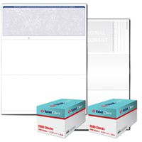 ValueChex Check Paper, Business Check On Top, Secure Blue Classic, 4000 Count (VS10BC-2815)