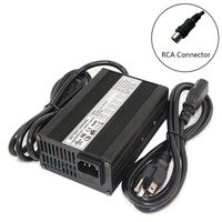 42V 3A Battery Charger Output 36V 2A Charger Input Lithium Li-ion Li-Poly Charger for 10Series 36V Electric Bike (42V3A RCA)