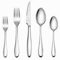 LIANYU 30-Piece Silverware Set for 6, Stainless Steel Flatware Cutlery Set, Tableware Eating Utensils Include Forks Knives Spoons, Mirror Finish, Dishwasher Safe
