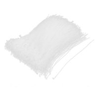 uxcell Snap Lock Hook Loop Cable Cord Tie Price Tag Fastener 7 Inch 1000Pcs