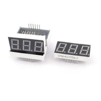 5Pcs Red 7-Segment 3-Bit 0.56" LED Digital Display Tube Common Anode