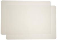 gasare, Extra Large, Extra Thick, Silicone Mats, Countertop Protector, Kitchen Counter Mat, Heat Resistant, Washable, Non Slip, 25 x 17 Inches x 1.4 mm, Set of 2, Clear