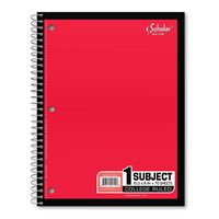 iScholar 1-Subject Wirebound Notebook, 70 Sheets, College Ruled, 10.5 x 8-Inches, Cover Color May Vary (78102)