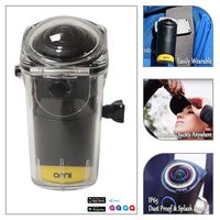 OMICAM Wearable VR Action Camera with 4K 240 Degree View Image Stablization Sports Travel Camera with Waterproof Case