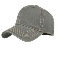 Hmlai Fashion Unisex Washed Baseball Cap Low ProfileDad Hat Adjustable Buckle Closure (Black)