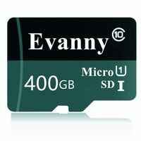Evanny 400GB Micro SD SDXC Memory Card High Speed Class 10 with Micro SD Adapter(E67-FD) (400GB)