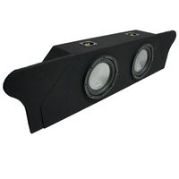 Compatible with 2012-2015 Chevy Camaro Coupe Trunk Harmony A122 Dual 12" Sub Box Enclosure New