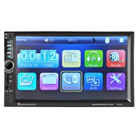 Eaglerich 7 inch 2 din Bluetooth Steering Wheel Control Car MP4 MP5 Radio Player Touch Screen Support Rear View Camera DVR in Video FM USB AUX IN