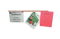 Best-Rite Bulletin Bars, 12 per Case, Colored Cork, 3-Feet (558-3)