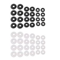 Zobeen 12 Pairs(S/M/L) Soft Silicone Replacement Eartips Earbuds for Earphone Headphone
