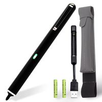 letech+ Slim PRO Active Stylus Pen for iPad,iPad Pro,iPhone,Samsung Tablet,Most of Android/iOS Devices,Adjustable Fine Point Tip,Includes PU Leather Carrying Case,USB Charger,Rechargeable Battery,BLK