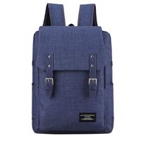 Ladies School Travel Laptop Bag Backpacks Fashion Leather Large Travel Bag Shoulder Bags (Blue 2, Free)