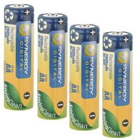 Synergy Digital 2800 mAh NiHM AA Rechargebale Batteries (Pack of 4)