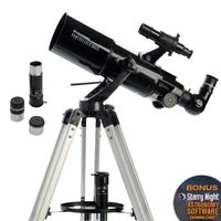 Celestron 21087 PowerSeeker 80AZS Telescope (Black)