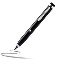 Navitech Black Fine Point Digital Active Stylus Pen Compatible with DELL Venue 8 7840 / Dell Venue 8 (2014)