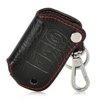 Genuine Leather Remote Key Chain Holder Case Cover Fob for LAND ROVER Range Rover Sport Discovery 3 LR3 2B