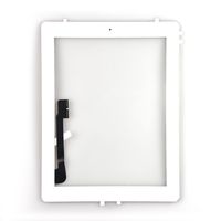 geekit Touch Screen Digitizer Assembled with Home Button Strong Adhesive for iPad 3 3rd Generation A1416 A1403 A1430 (White)