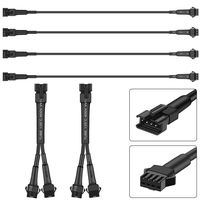 SUZCO 4PC 36" Motorcycle Cars Led Strip Light Kit Underglow Under Glow Wire Cable Extension Kit, 4-PIN RGB Multi-Color Accent Atmosphere Light Power Extenders For Auto Atv Truck Jeep