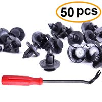 CIKIShield 50 Pcs Retainer Clips and One Plastic Fastener Remover - Stronger Than Original