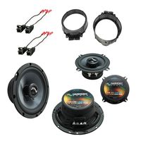 Compatible with GMC Sierra 2500HD, 3500HD 2014-Up OEM Speaker Upgrade Harmony Premium Speakers New