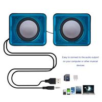 Portable USB 2.0 Multimedia Desktop Computer Notebook Mini Speaker Music Stereo Home Theater Party Speaker 3.5mm Jack