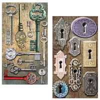 World Buyers Decorative Matches, Lock and Key, Set of 2 Matchboxes