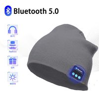 NGC-C Bluetooth Beanie Hat,Gifts for Women,Men,Winter Hat,Fashion & Comfort,Outdoor,New Year's Day,Birthday Gifts,Wireless Bluetooth5.0 Headphones(Gray)