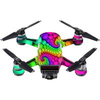 MightySkins Skin Compatible with DJI Spark Mini - Hallucinate | Protective, Durable, and Unique Vinyl Decal wrap Cover | Easy to Apply, Remove, and Change Styles | Made in The USA