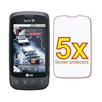 5X LG Optimus S LS670 Premium Clear LCD Screen Protector Shield Cover Guard Film Kit