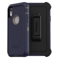 OtterBox Defender Series SCREENLESS Edition Case for iPhone Xr - Retail Packaging - Dark Lake (Chinchilla/Dress Blues)