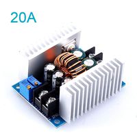 WHDTS 20A Power Supply Module DC-DC 6V-40V to 1.2V-35V Step Down Buck Converter Adjustable Buck Adapter CVCC Constant Voltage Constant Current Converter LED Driver