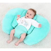 KAKIBLIN Breastfeeding Pillow, Multifunctional Baby Feeding Support Pillow Nursing Pillow Baby Pillow for Breast Suitable for 0-12 Months Newborn, Green