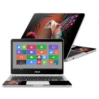 MightySkins Skin Compatible with Asus Chromebook Flip C302CA 12.5" (2016) - Cyborg Nature | Protective, Durable, and Unique Vinyl Decal wrap Cover | Easy to Apply, Remove | Made in The USA