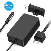 ﻿Surface Pro 2 Charger Surface Pro 1 Charger,48W 12V 3.6A Surface Power Supply Adapter for Microsoft Surface Pro 2 Surface Pro 1 Surface RT with 6Ft Power Cord and Portable Wall Plug
