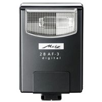 Metz Mecablitz 28 AF3M Digital Flash for Konica - Minolta AF Compact Digital Cameras, Guide Number 28 ft, ISO 100