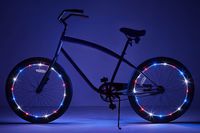 Brightz WheelBrightz LED Bicycle Wheel Accessory Light (2-Pack Bundle for 2 Tires), Patriotic