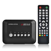 UVIA 1080P Full HD Multi TV Media Player HDMI Video Player with YPbPr USB 2.0 SD and HDMI Ports MP3 AVI RMVB MPEG Advertising Player with Remote Control