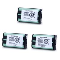 QBLPOWER 3.6V 830mAh Ni-MH HHR-P104 HHRP104 HHR-P104A Type 29 Cordless Phone Battery Replacement Compatible with Panasonic KX-TGA520M KX-FG6550 KX-FPG391 KX-TG2388B KX-TG2396 KX-TG2300 (3 Pack)