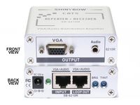 VGA + PC Stereo Audio HDTV Video Extender Receiver + Repeater over CAT5 SB-6210R