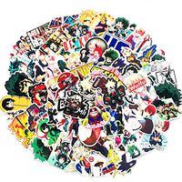 70 PCS CATTA My Hero Academia Anime Cartoon Laptop Stickers Waterproof Skateboard Pad MacBook Car Bicycle Luggage Decal