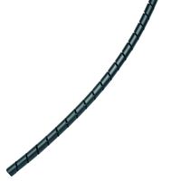 Panduit T38F-C0 Weather Resistant Polyethylene Spiral Wrap, 100-Feet, Black