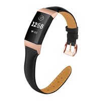 Hotodeal Metal Band Compatible for Charge 3 and Charge 3 SE, Stainless Steel Replacement Bands Milanese Loop Band with Magnet Lock for Women Men Small and Large Size Silver, Rose Gold