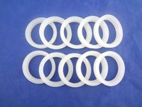 MISOL 100 pcs of white silicon sealing ring sealing loop for vacuum tube 47mm, for solar water heater