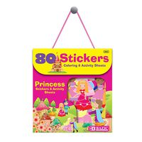 BAZIC Princess Series Assorted Sticker, 80/Bag, Case of 24 (3863-24)