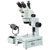 AmScope SM-2T-EB 7X-45X Trinocular Stereo Zoom Embryonic Microscope