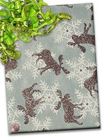 30" X 15' Christmas Moose Gift Wrap
