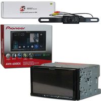 2017 Pioneer Car Audio Double Din 2DIN 7" Touchscreen DVD MP3 CD Stereo Built-in Bluetooth & AppRadio Mode with DiscountCentralOnline HL09 Waterproof Nightvision Back-up Camera