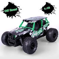 STOTOY RC Truck Remote Car,High Speed Off Road Monster Truck-1/16 Scale 2WD 2.4Ghz Radio Controlled Electric Truggy-Best Gift for Kids, Green