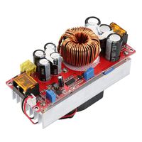 Hyuduo DC-DC Converter Module Boost DC Step Up Voltage Regulator CC CV Stabilizer Power Supply Module 10-60V to 12-97V 1500W 30A